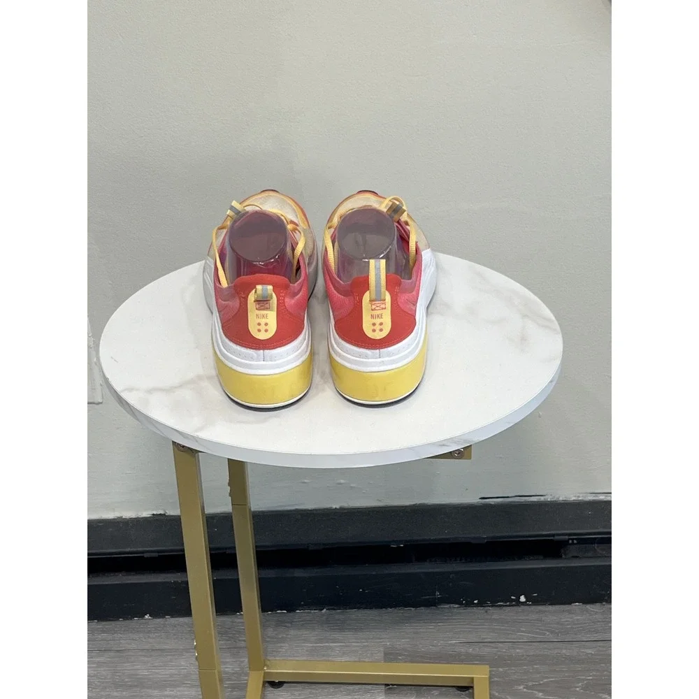 Nike Air Max Pink White Yellow Orange Casual Athletic Sneakers Shoes Size 9.5